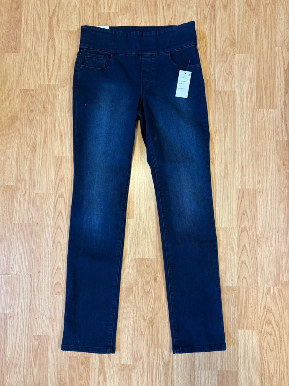 Gloria Vanderbilt Dark Navy Amanda Skinny Pull-On Jeans NWT